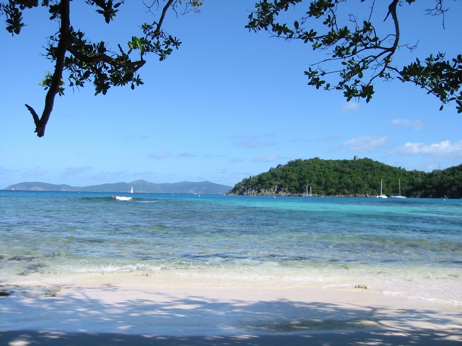 Beach view of Hawksnest